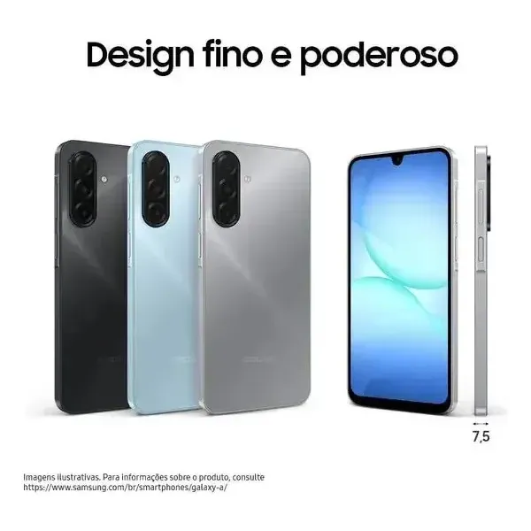 Celular Samsung Galaxy A17 5G - câmera frontal